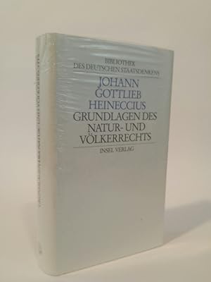 Immagine del venditore per Bibliothek des deutschen Staatsdenkens [Neubuch] Band 2: Johann Gottlieb Heineccius: Grundlagen des Natur- und Vlkerrechts venduto da ANTIQUARIAT Franke BRUDDENBOOKS