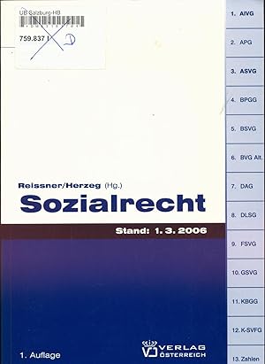 Seller image for Sozialrecht Stand 1.3.2006 for sale by avelibro OHG