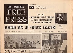 LOS ANGELES FREE PRESS, NOV. 10-17, 1967, VOL. 4, #45 (ISSUE #173)