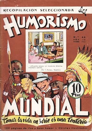 Imagen del vendedor de REVISTA RECOPILACIN SELECCIONADA DEL HUMORISMO MUNDIAL N48. 1955 a la venta por Librera Vobiscum
