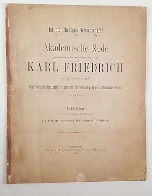 Seller image for Ist die Theologie Wissenschaft? - for sale by Antiquariat Tautenhahn