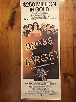 Brass Target Insert 1978 Sophia Loren, John Cassavetes, George Kennedy