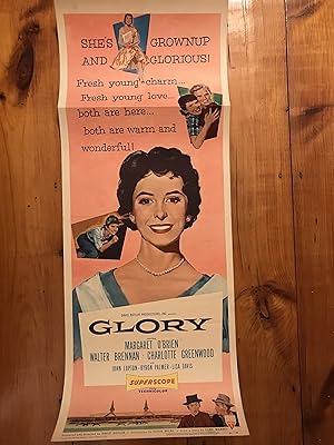 Immagine del venditore per Glory Insert 1956 Margaret O'Brien, Walter Brennan venduto da AcornBooksNH