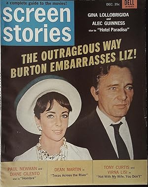 Screen Stories Magazine December 1966 Ricahrd Burton and Elizabeth Taylor