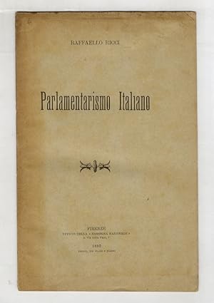 Seller image for Parlamentarismo italiano. for sale by Libreria Oreste Gozzini snc