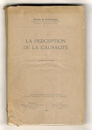 La perception de la casualité.