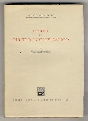 Lezioni di diritto ecclesiastico. Secondo aggiornamento alla terza edizione.