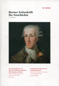 Bild des Verkufers fr Zu sehr Kaufmann, um sich eine bleibende, politische berzeugung zu leisten. Bankier Rodolphe Emmanuel de Haller (1747-1833). Angebunden: Affolter, Andreas: Zwischen Patriotismus und Familieninteresse. Albrecht von Hallers Wertekonflikt in der Solddienstfrage. zum Verkauf von Bcher Eule