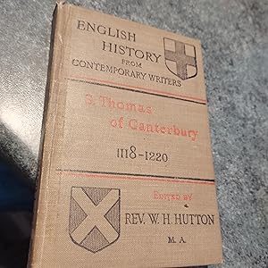 Imagen del vendedor de English History From Contemporary Writers - S. Thomas of Canterbury a la venta por SGOIS