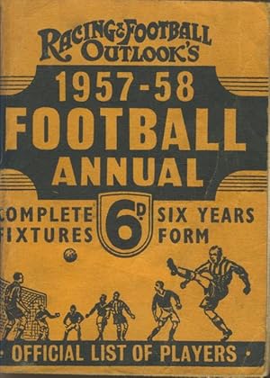 Seller image for RACING & FOOTBALL OUTLOOK'S FOOTBALL ANNUAL 1957-58 for sale by Sportspages
