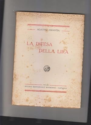 Seller image for La difesa della Lira for sale by i libri di Prospero (ILAB - ALAI)