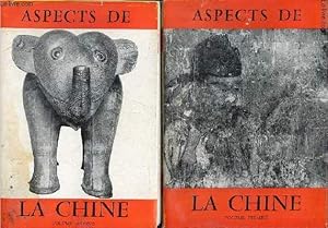 Image du vendeur pour Aspects de la Chine langue,histoire,religions,philosophie,littrature, arts causeries faites  la radiodiffusion franaise dans le cadre de l'heure de culture franaise du 29 novembre 1954 au 25 juillet 1955 - 2 tomes - Tomes 1 + 2. mis en vente par Le-Livre