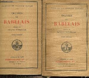 Bild des Verkufers fr OEuvres de Rabelais, tomes I et II (Collection des classiques franais) zum Verkauf von Le-Livre