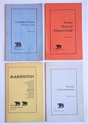 A Great Bear Pamphlet. 4 issues: Untitled Essay and other works (Allan Kaprow) / Manifestos / Som...