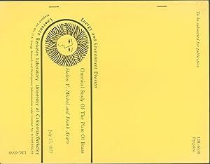 Chemical Study of the Plate of Brass