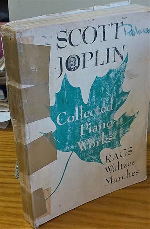 Seller image for SCOTT JOPLIN COLLECTED PIANO WORKS, Rags, Waltzes, Marches, edited by Vera Brodsky Lawrence. Editorial Consultant Richard Jackson. Introduction by Rudi Blesh. PAPERBACK COLLECTION OF PIANO MUSIC OF SCOTT JOPLIN (1868-1917), "THE KING OF RAGTIME." THIRD PRINTING. The New York Public Library, November 1972. for sale by Once Read Books