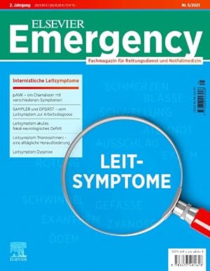 Seller image for Elsevier Emergency. Internistische Leitsymptome. Fachmagazin fr Rettungsdienst und Notfallmedizin. for sale by Bunt Buchhandlung GmbH