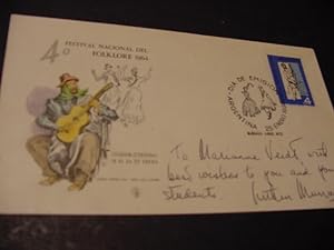 Seller image for SIGNED FIRST DAY POSTAL COVER (FDC) for sale by Daniel Montemarano