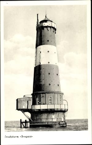 Leuchtturm in der Brandung See Postkarte 15 cm Sammelkarte Deko GTU B 1043