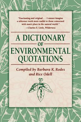 Seller image for A Dictionary of Environmental Quotations (Paperback or Softback) for sale by BargainBookStores