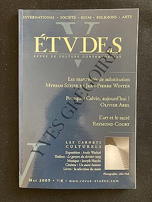 ETUDES-TOME 410-N°5-MAI 2009