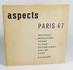 Bild des Verkufers fr Aspects Paris 67. Boussac. Bozzolini. Busse. Dayez. Etcheverry. Falchi. Laks. Fachard. zum Verkauf von Librairie L'Autre sommeil