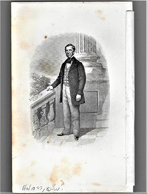 Imagen del vendedor de Oliver Wendell Holmes, Sr., Portrait, Steel Engraving a la venta por Legacy Books II