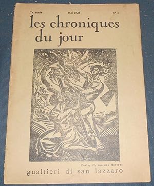 Image du vendeur pour Les chroniques du jour n1 mis en vente par Librairie Sedon
