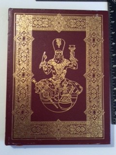 Bild des Verkufers fr RUBAIYAT OF OMAR KHAYYAM, the Text of the first Edition (Collector's Edition in Genuine Leather) zum Verkauf von J. W. Mah