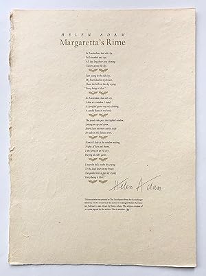 Margaretta's Rime