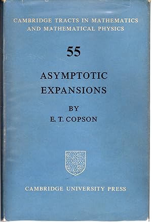 Imagen del vendedor de Asymptotic Expansions (Cambridge Tracts in Mathematics, Series Number 55) a la venta por Dorley House Books, Inc.