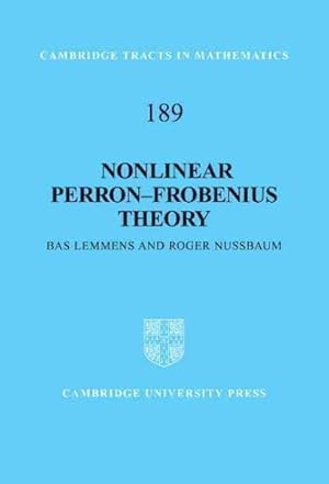 Seller image for Nonlinear Perron-Frobenius Theory for sale by GreatBookPrices