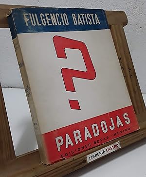 Bild des Verkufers fr Paradojas zum Verkauf von Librera Castro