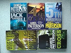 Seller image for When the Wind Blows, Cross, Jack And Jill, 4th Of July, The 5th Horseman (Set of 4 Paperbacks and 1 Hardback) for sale by Shelley's Books