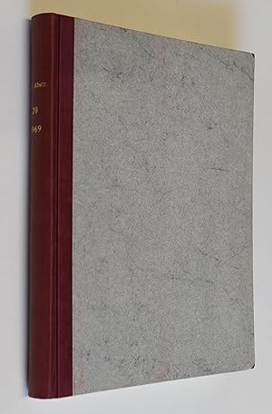 Seller image for Mineralogical Abstracts Volume 20: 1969 complete (1-4+register) for sale by Antiquariat Biebusch