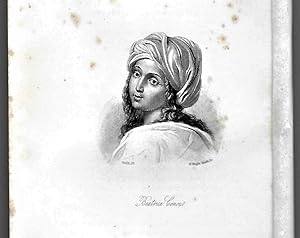 Seller image for Beatrice Cenci Portrait, Steel Engraving for sale by Legacy Books II