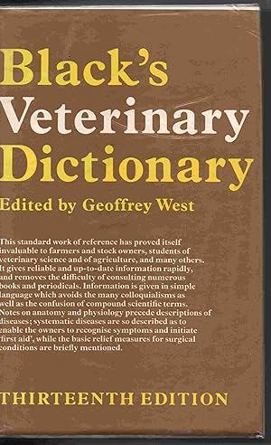 Black's Veterinary Dictionary