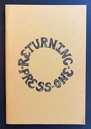 Seller image for Returning Press 1 (One, July 1972) for sale by Philip Smith, Bookseller