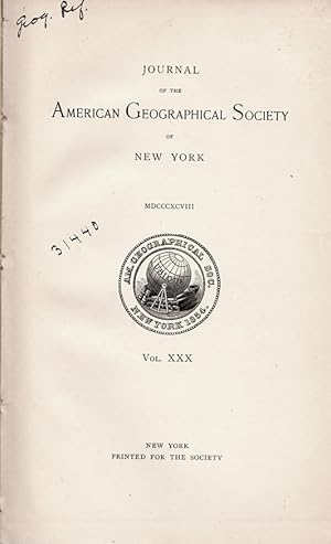 Journal of the American Geographical Society of New York Vol. XXX: Relations of Irrigation to Geo...