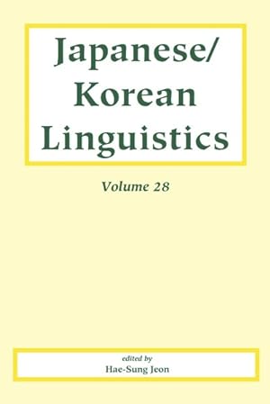 Seller image for Japanese/Korean Linguistics for sale by GreatBookPricesUK
