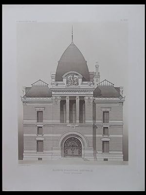 L'ARCHITECTE JUIN 1906 - FERDINAND DUTERT, MUSEUM D'HISTOIRE NATURELLE PARIS