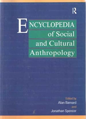 Image du vendeur pour Encyclopedia of Social and Cultural Anthropology mis en vente par Bij tij en ontij ...