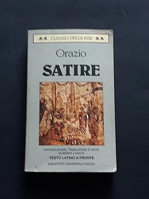 Orazio, Satire, Rizzoli, 1997
