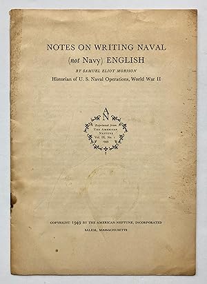 Notes on Writing Naval (not Navy) English