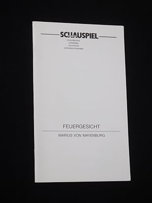 Bild des Verkufers fr Programmheft Schauspiel Frankfurt 1999/2000. FEUERGESICHT von Marius von Mayenburg. Insz.: Christian Pade, Bhnenbild/ Kostme: Alexander Lintl, techn. Einr.: Volker Czaplicki. Mit Michael Lucke, Ingrid Schaller, Eva Gosciejewicz, Oliver Krietsch-Matzura, Miguel Abrantes-Ostrowski zum Verkauf von Fast alles Theater! Antiquariat fr die darstellenden Knste