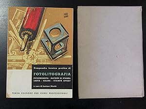 Compendio tecnico pratico di fotolitografia. Edizione di tecnologia litografica 1961. Con cofanetto.
