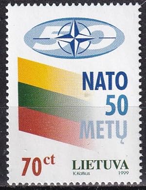50 Jahre NATO / Briefmarke Litauen Nr. 692**