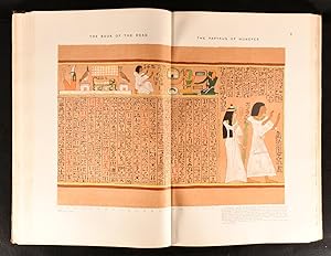 Image du vendeur pour The Book of the Dead Facsimiles of the Papyri of Hunefer. Anhai. Kerasher and Netchemet. mis en vente par Rooke Books PBFA