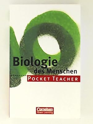 Bild des Verkufers fr Pocket Teacher, Sekundarstufe I, Biologie des Menschen zum Verkauf von Leserstrahl  (Preise inkl. MwSt.)
