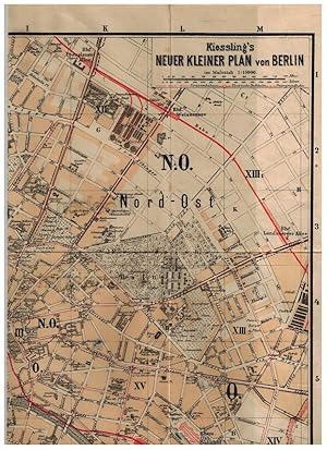 Seller image for Kiessling`s Neuer Kleiner Plan von Berlin im Mastab 1:15000. for sale by Dobben-Antiquariat Dr. Volker Wendt